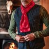&SONS &Sons Red Ikat Scarf Best