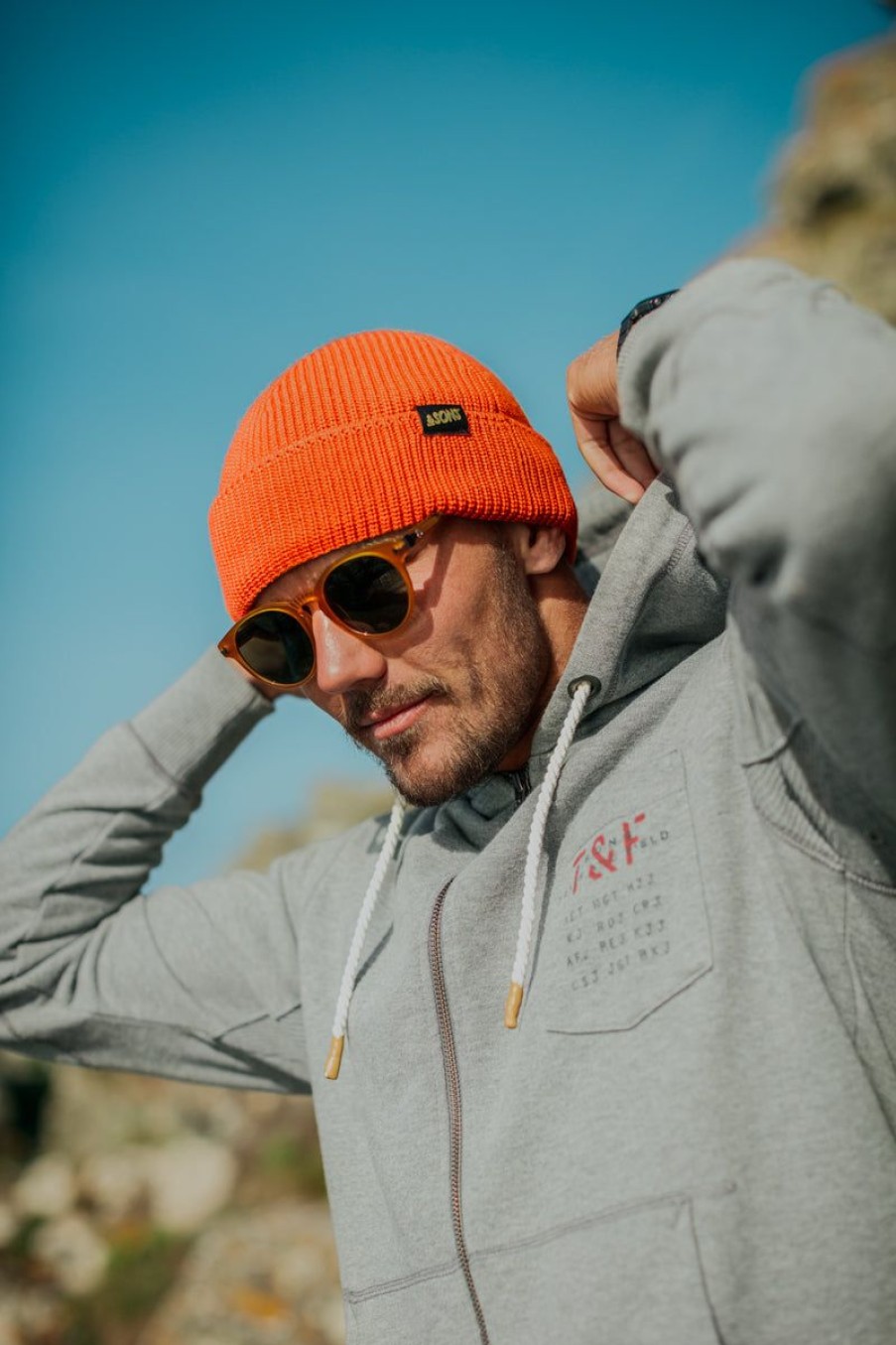 &SONS Bright Orange Atlantic Watch Cap / Beanie Online