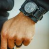 &SONS Leather Watch / Wrist Cuff Black Best