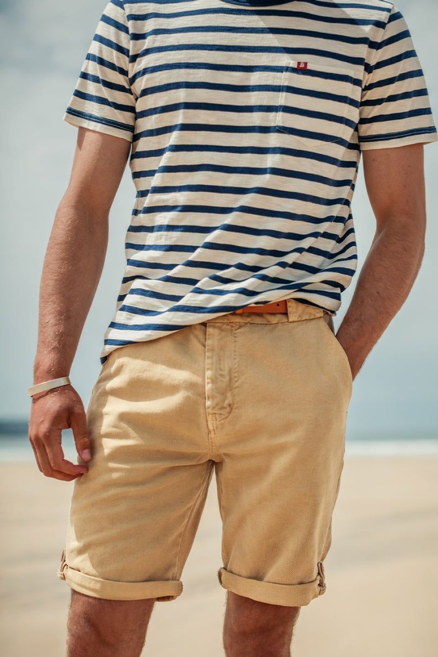 &SONS Virgil Chino Shorts Tan Wholesale