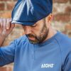 &SONS The London Baker Boy Hat- Blue Indigo Online