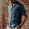 &SONS &Sons Coast Shirt Navy Best