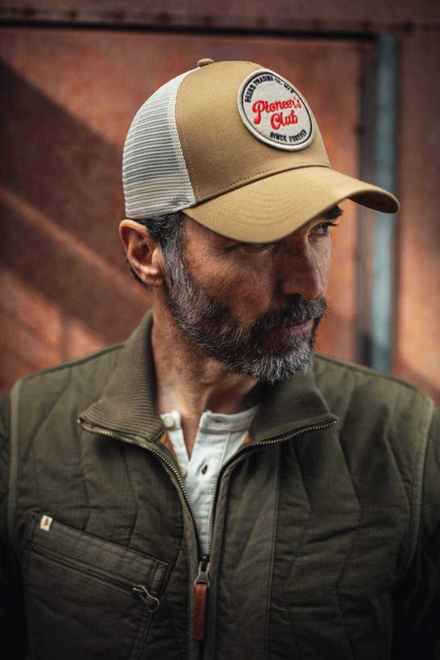 &SONS &Sons Club Trucker Cap Tan Wholesale