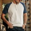 &SONS &Sons The Chariot Henley Shirt Raw/Indigo Wholesale