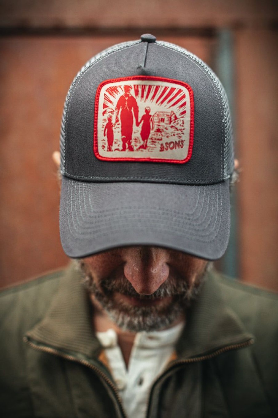 &SONS Trucker Badge Cap Grey Online