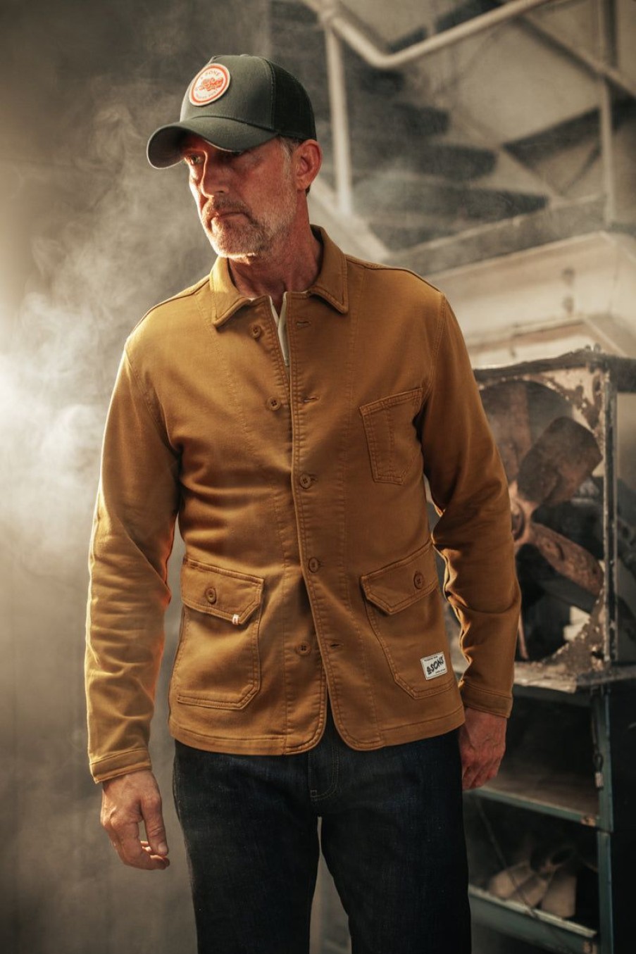 &SONS &Sons Carver Jacket Tan Best