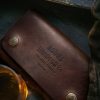 &SONS Brown Leather Wallet New