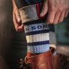 &SONS &Sons Baseline Socks Navy Hot